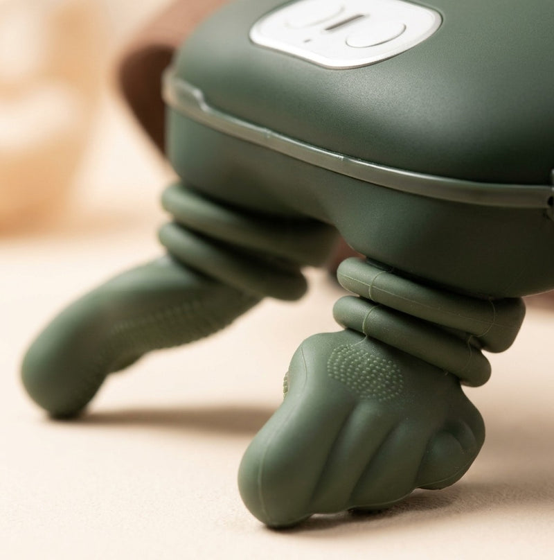 Gros plan sur les têtes de massage en silicone